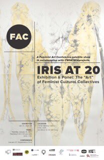 CWSEoise's tweet photo. IRIS at 20,CWSE/WIAprojects,FAC Panel-The "Art" of Feminist Cultural Collectives-Jan.16,2017,  2-289, 252 Bloor St. W. 5:30-7:30 @TorontoFAC https://t.co/RRJ8uPDiRZ