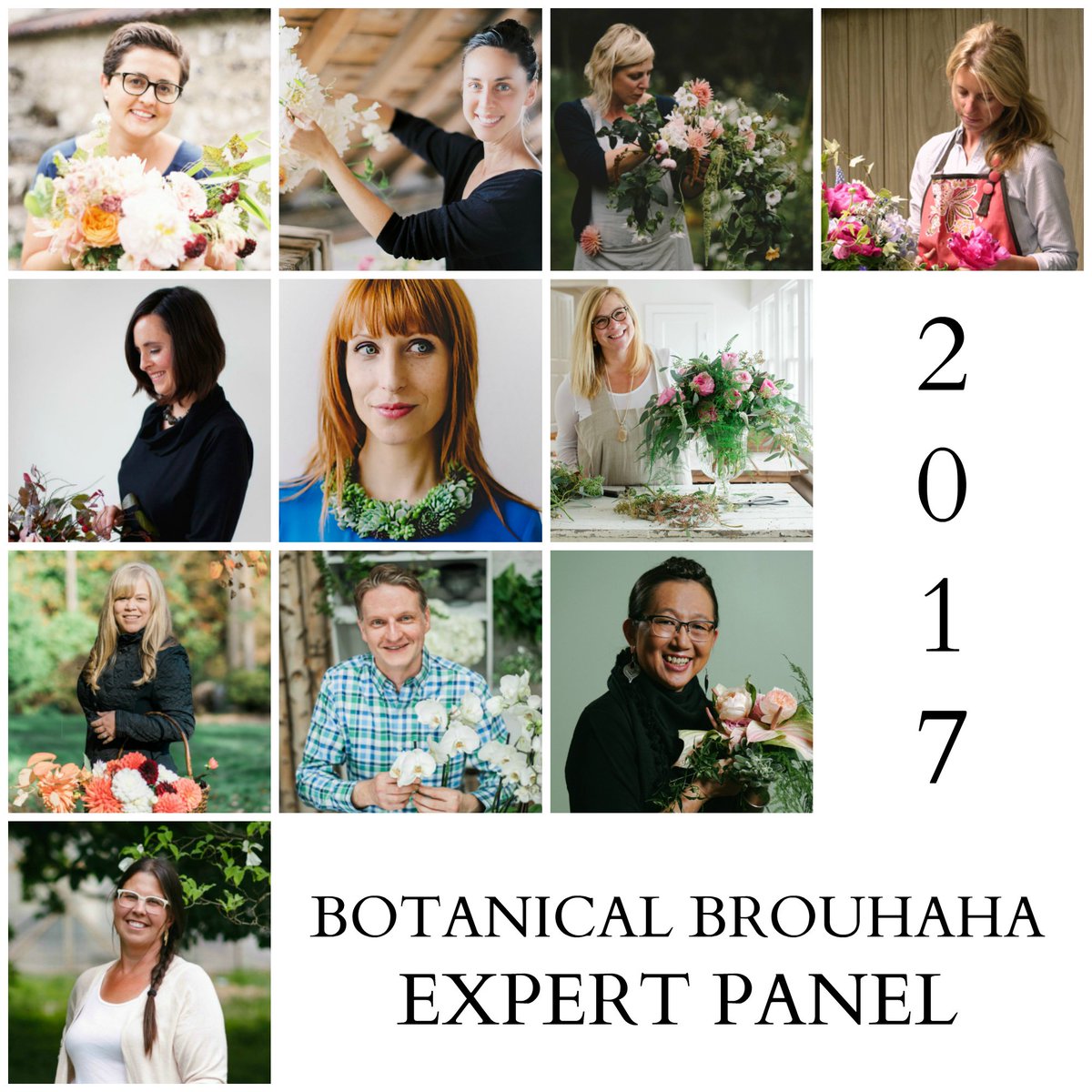 Introducing the 2017 BB Expert Panel...botanicalbrouhaha.com/?p=18327 So grateful for these designers/flower farmers/teachers! Send your questions!