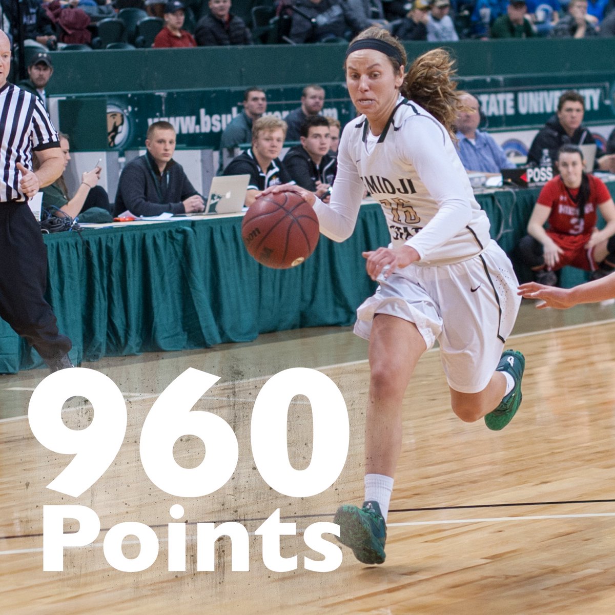 The countdown is on.

@GreatTatsby entered this weekend 40 points shy of 1,000 in her career.

#NSICWBB #BothFeetIn