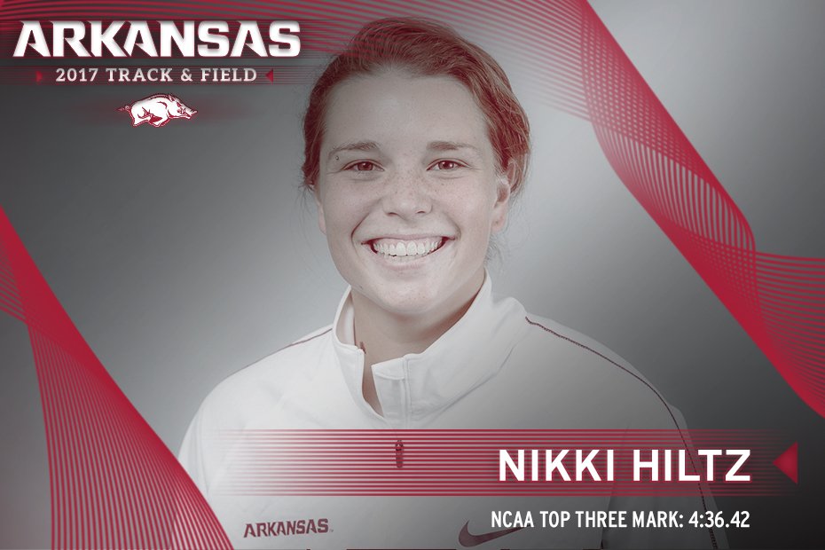 RazorbackTFXC's tweet photo. #ArkInvitational | 2 #NCAATF Top 3 Marks in the Mile for @Nikki_Hiltz and @therese_haiss ! Great Job Ladies! https://t.co/qKkCSyK8ZQ