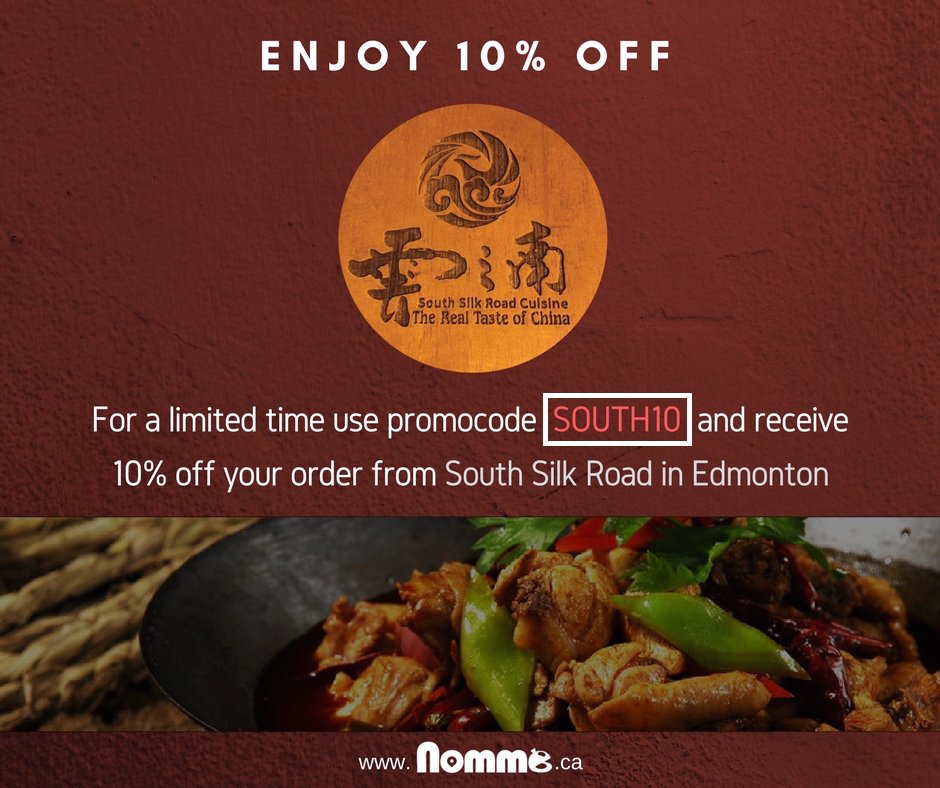 Nomme On Twitter Hey Edmonton Get 10 Off South Silk Road