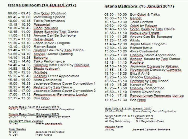 今日はSalakホテルでの忘年会（Bonenkai）で「Japanese Dance Cover Competition」に参加します。。

See you at 16.00 guys! (　＾∀＾)