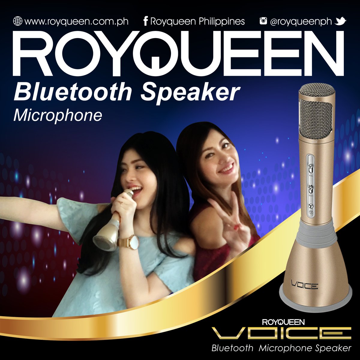 royqueenph's tweet photo. Enjoy the weekend with your loved ones! It's more enjoyable if you use #royqueenph VOICE, your "Karaoke on the Go".
Share your VOICE <3 https://t.co/VvWZwJ3Rxh