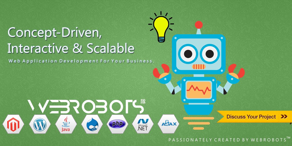 WebrobotsIn's tweet photo. Concept-Driven,
Interactive &amp; Scalable.
WEB APPLICATION DEVELOPMENT FOR YOUR BUSINESS.
#WebrobotsIn #WebsiteDevelopment #Bihar #Muzaffarpur https://t.co/dr4wwaQaxf