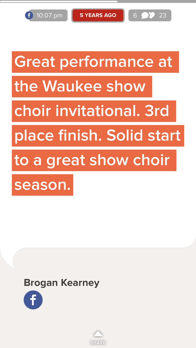 Tonight I got the amazing opportunity to conduct the Johnston Impact show band and work with that great group. Time really does fly!