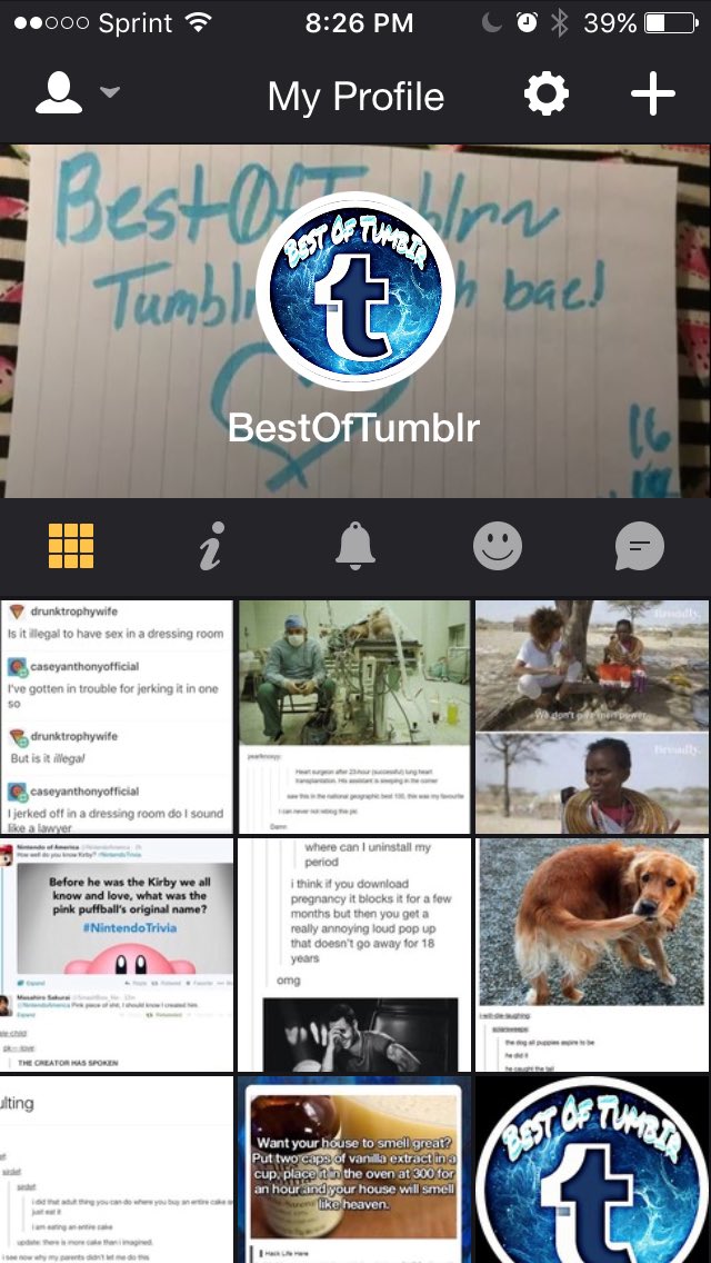 BestOfTumblrMan's tweet photo. I JUST SOMEHOW GOT THE FULL BEST OF TUMBLR NAME YAY https://t.co/T2eJNOTJpq