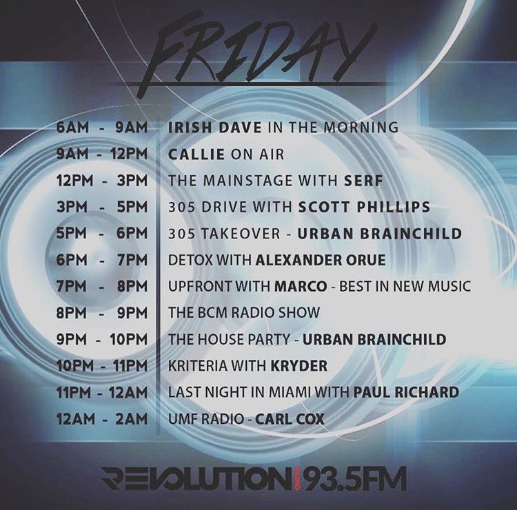 djpaulrichard's tweet photo. Proud to be a part of @revradiomiami
family ❤🇺🇸 | #LNIMpodcast every
friday! #Reaidency ✌️ #EDM
#Edmlife #tourlife #djlife #miami https://t.co/2Pmzqjijuf