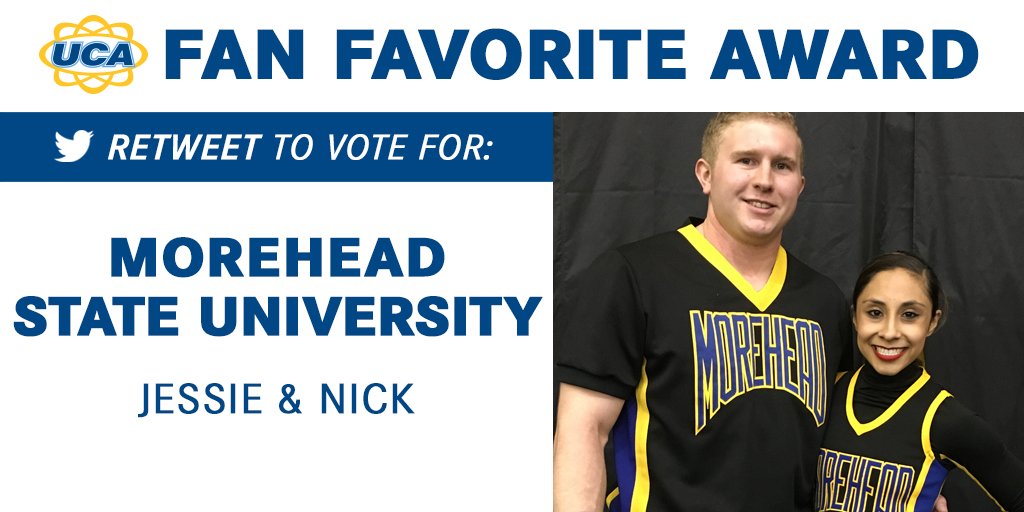 UCAupdates's tweet photo. RT to vote NOW for Jessie &amp; Nick! #UCAnationals https://t.co/N3cnHITRYN