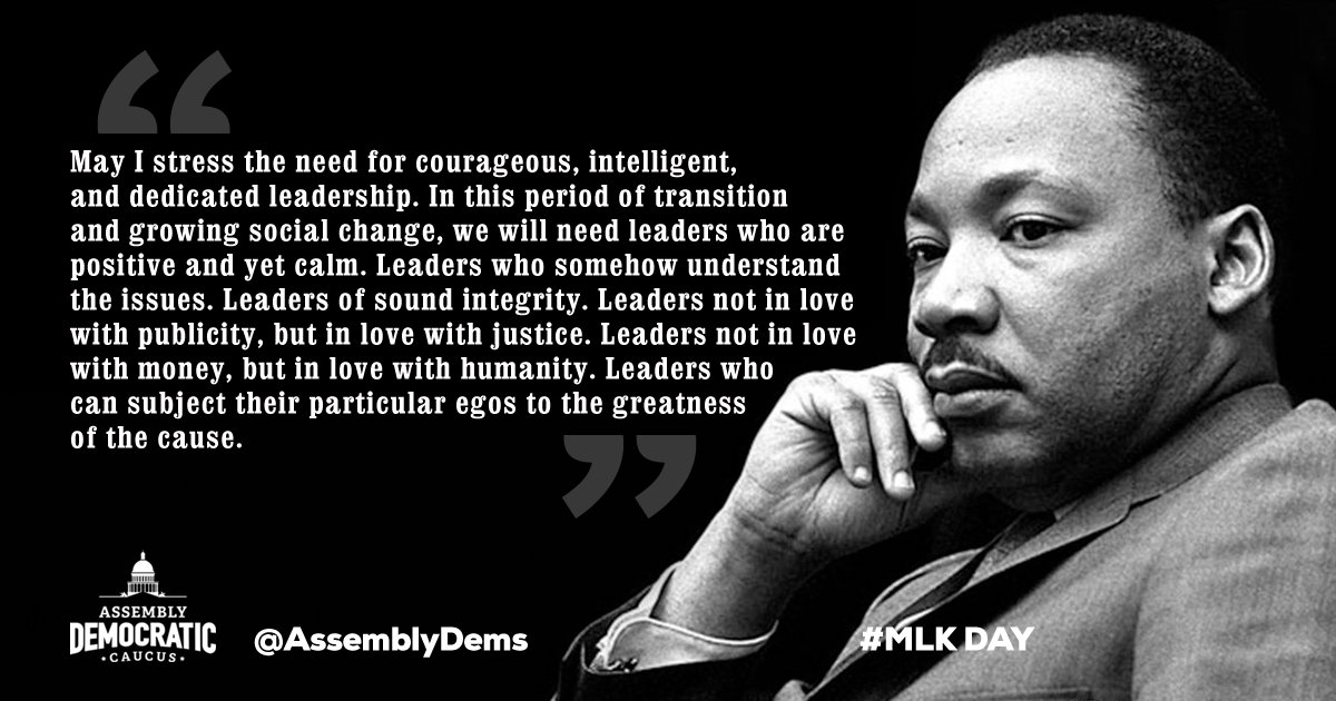 Dr. King in December 1956 —  fitting words for the times we live in. #MLKDay