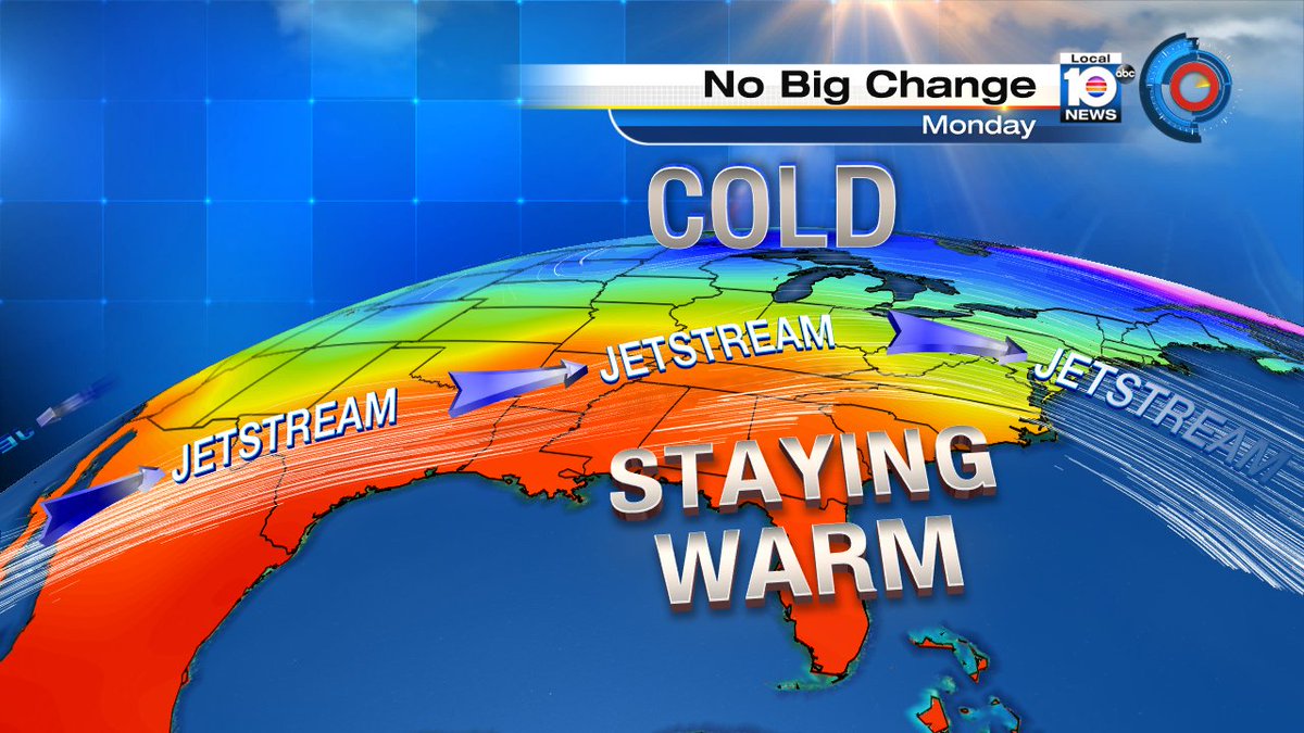 Staying warm this holiday weekend as the jetstream stays north. @TrentAricTV says highs will be near 80° https://t.co/eA5R1ilo4x