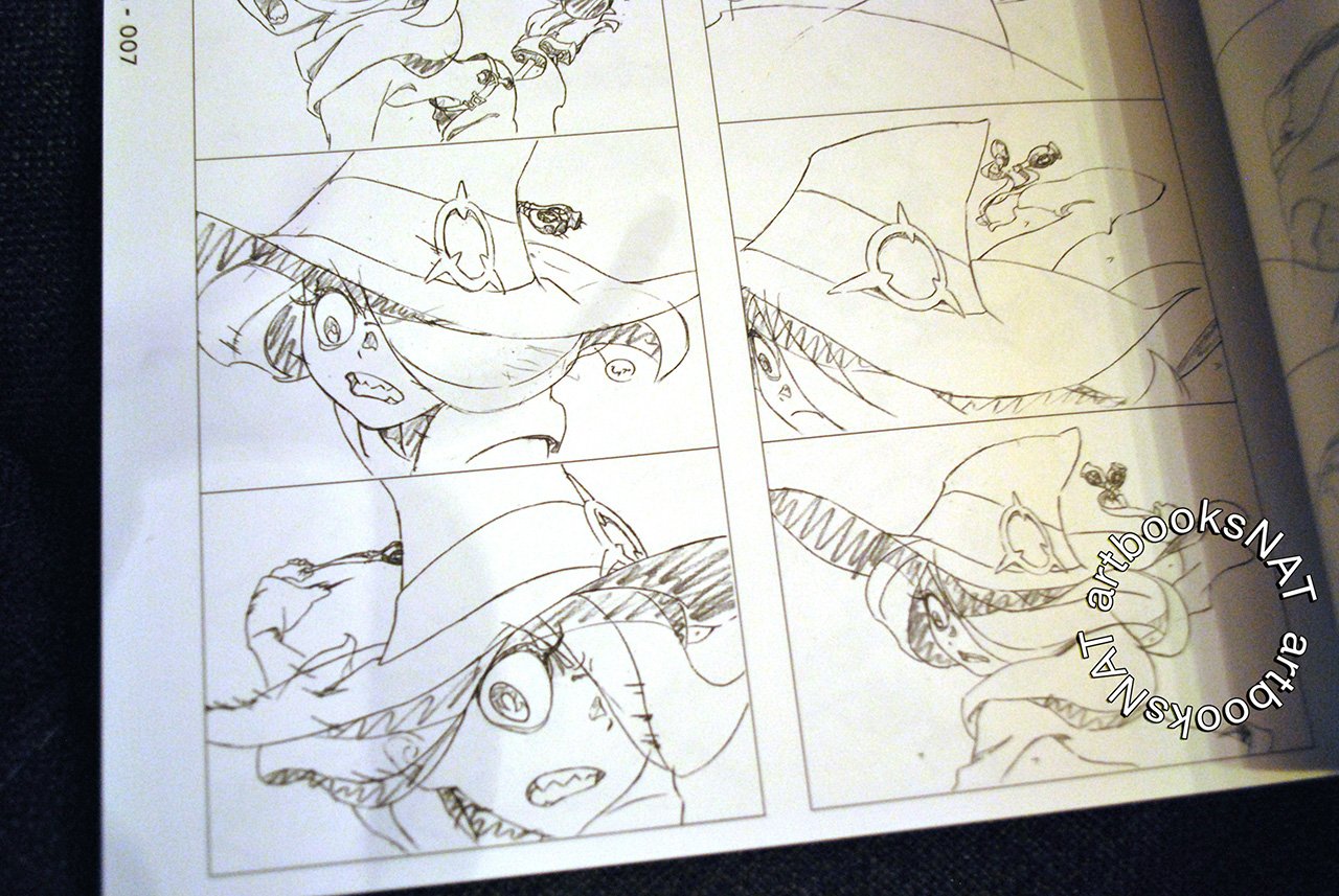 アート・デザイン・音楽 Little Witch Academia KEY ANIMATION BOOK TRIGGER Little Witch Academia Exhibition Key Animation Art