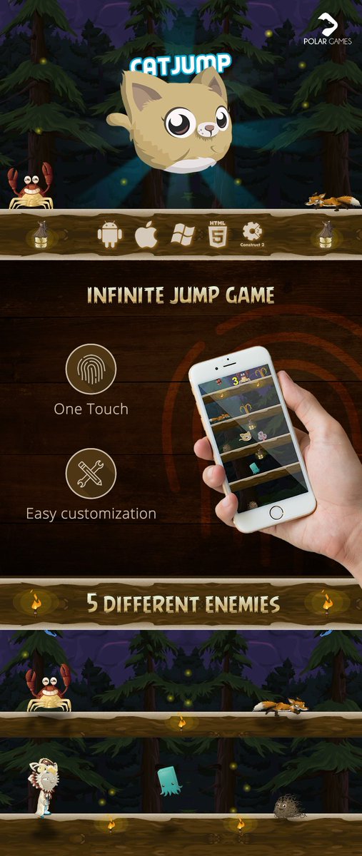 Cat Jump - HTML5 Game ... - socialscrpts.com/cat-jump-html5… #socialscrpts @socialscrpts #wordpress #wordpresstheme #themeforest