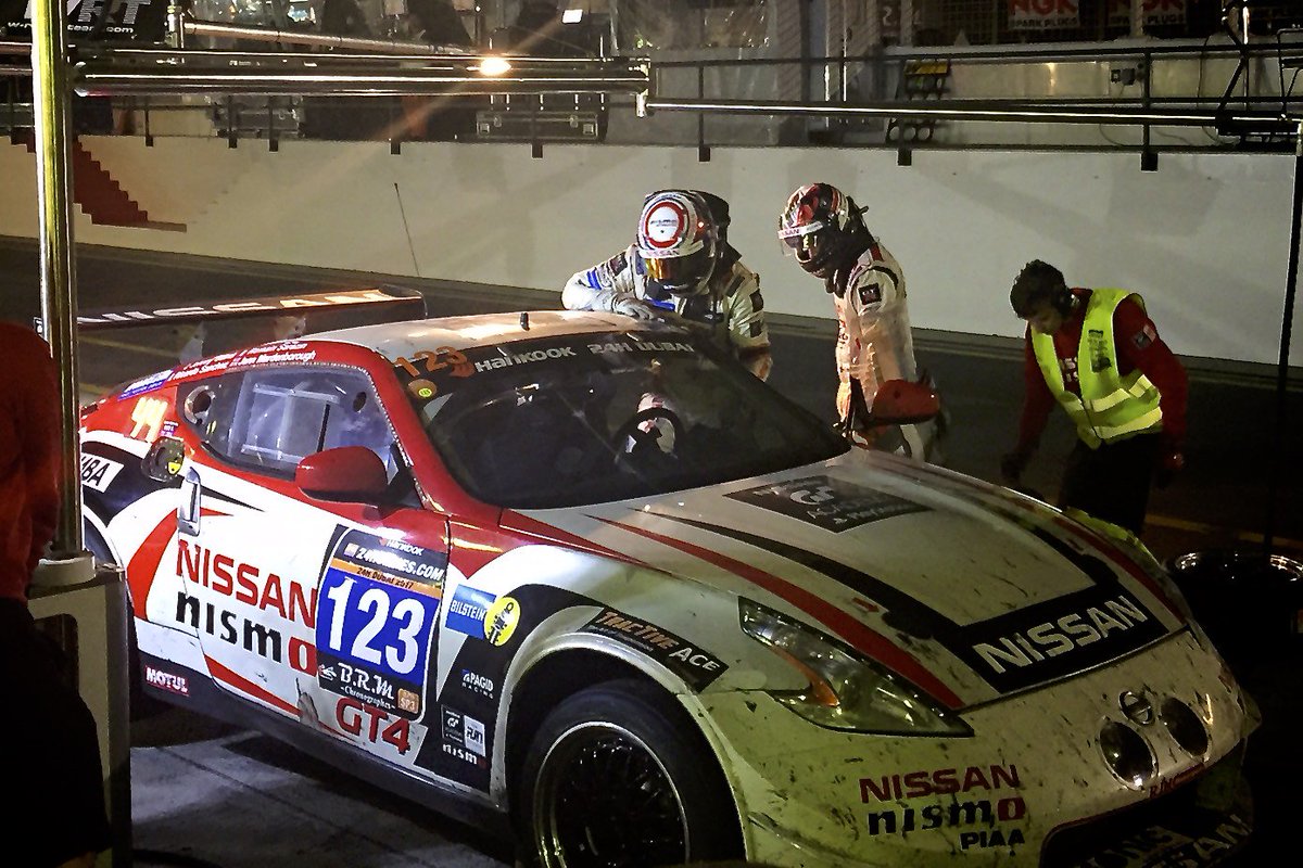 Nissan NISMO (@nismo) on Twitter photo 7h31m to go. <a href="/GTAcademy/">GT Academy</a>'s <a href="/johnnygh94/">Johnny Guindi</a> drives in
"happy hour" - the time just as the sun rises. 6:30am now. Sunrise is 7:06am #24hdubai 7h31m to go. <a href="/GTAcademy/">GT Academy</a>'s <a href="/johnnygh94/">Johnny Guindi</a> drives in
"happy hour" - the time just as the sun rises. 6:30am now. Sunrise is 7:06am #24hdubai