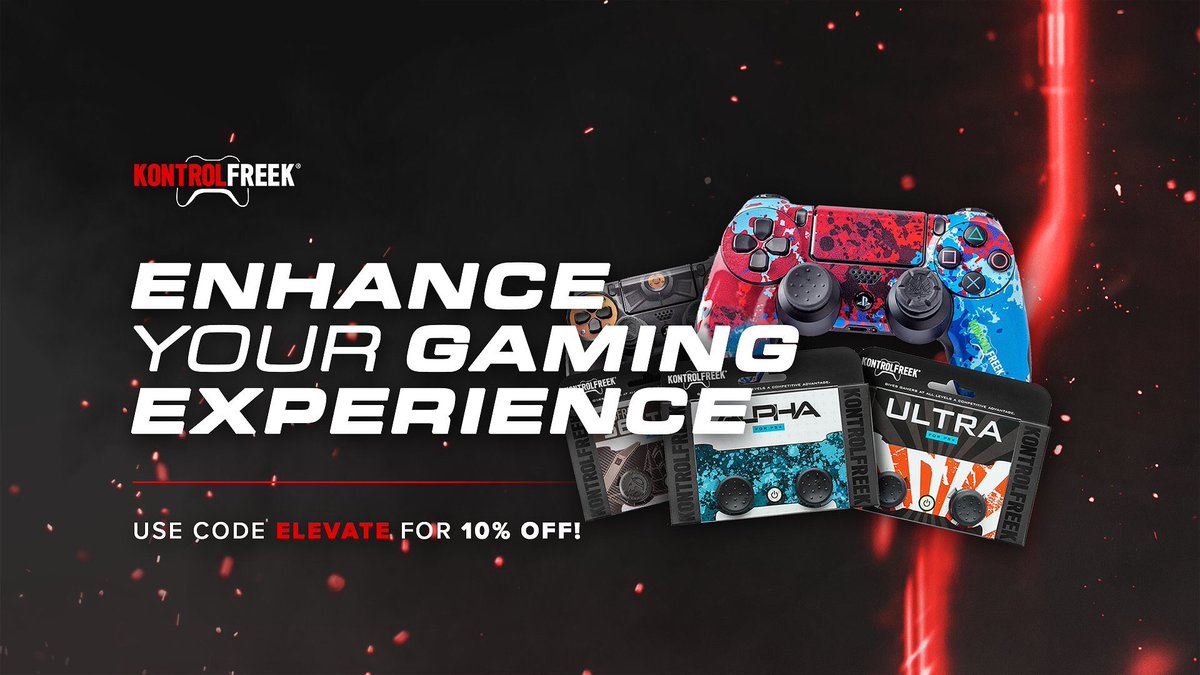 Need a boost in your gameplay? Try <a href="/KontrolFreek/">KontrolFreek</a>. Products made to give you an advantage.

Save with "ELEVATE" code: elv.gg/elvfreek