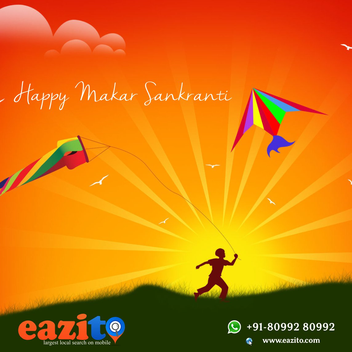GetEaziTo's tweet photo. #Take a #Sweet, 
#Talk a #Sweet,
#Be always #Sweet
#Happy Makar Sankranti !!! https://t.co/Xv12nLXg7B