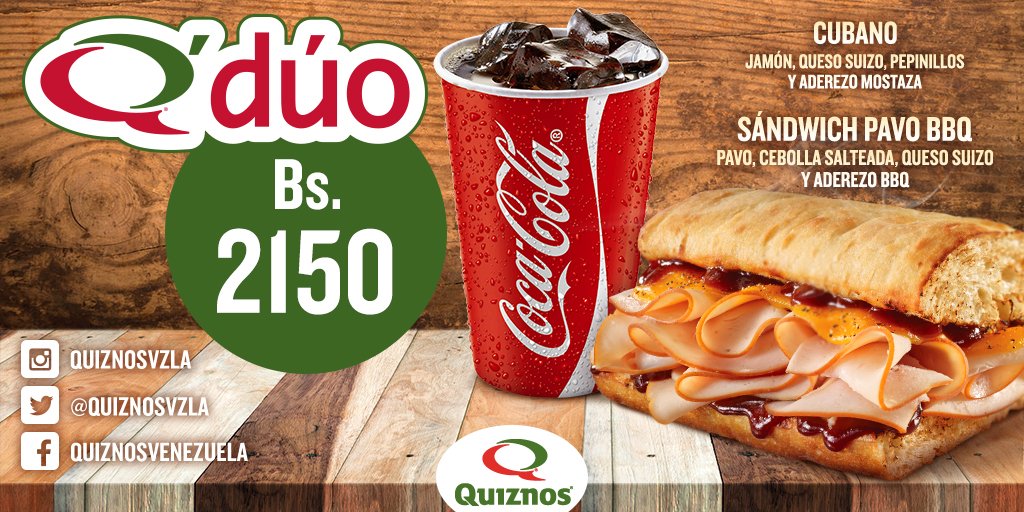 Quiznosvzla's tweet photo. Somos como Tim Burton y Johnny Depp, en cualquier película del director, #inseparables Disfruta nuestro #Qduo con @CocaColaVe https://t.co/9ovErfQqD5
