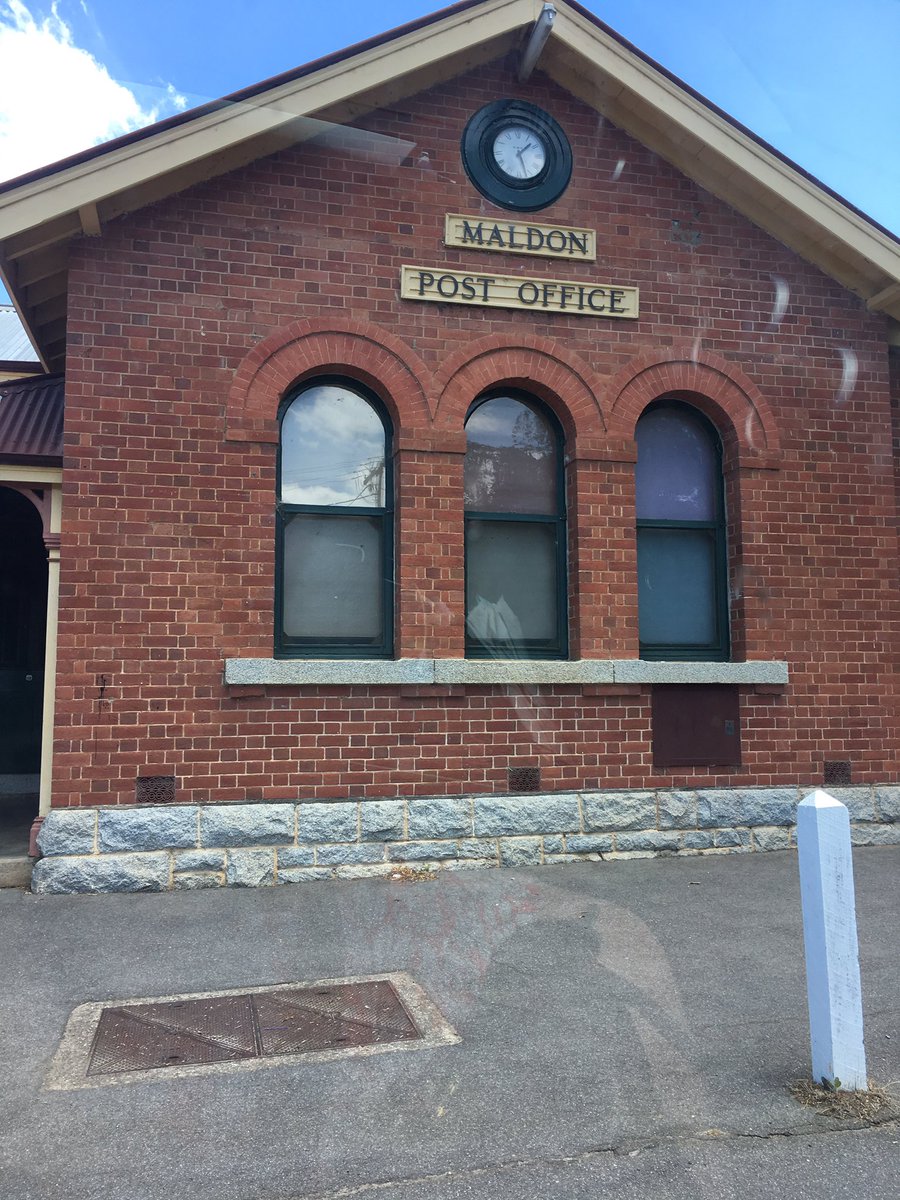 NuggettyO's tweet photo. Sending out our website orders from Maldon post office . Awesome town https://t.co/gD91MOvj7U