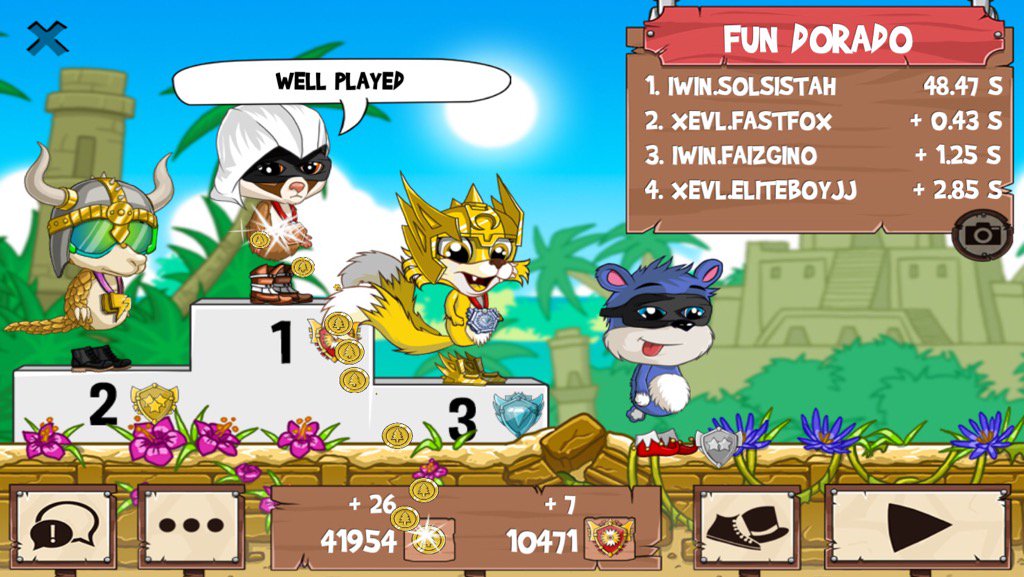 SolSistah_'s tweet image. I just beat a golden fox! #funrun2 #FastFox #FaizGino #Eliteboyjj