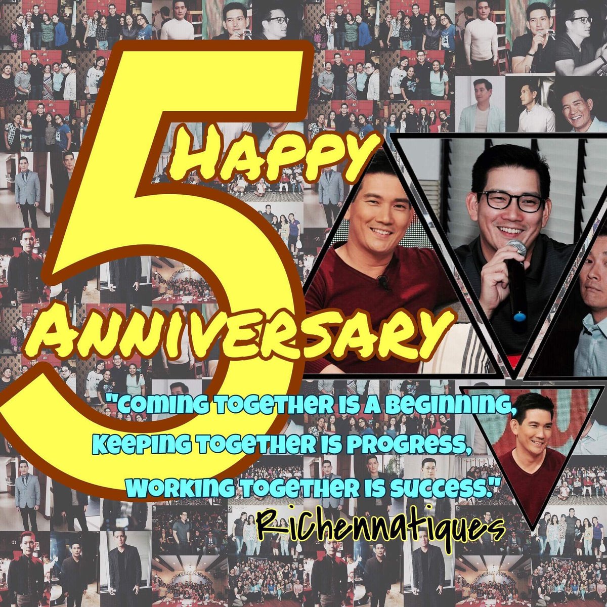 RiChennatiques's tweet photo. Happy Anniversary, Richens 🎉. Here's to more fun, "weird" yet wonderful and memorable friendly bonding and long lasting friendship 🍻. https://t.co/2GZ6XaOBix