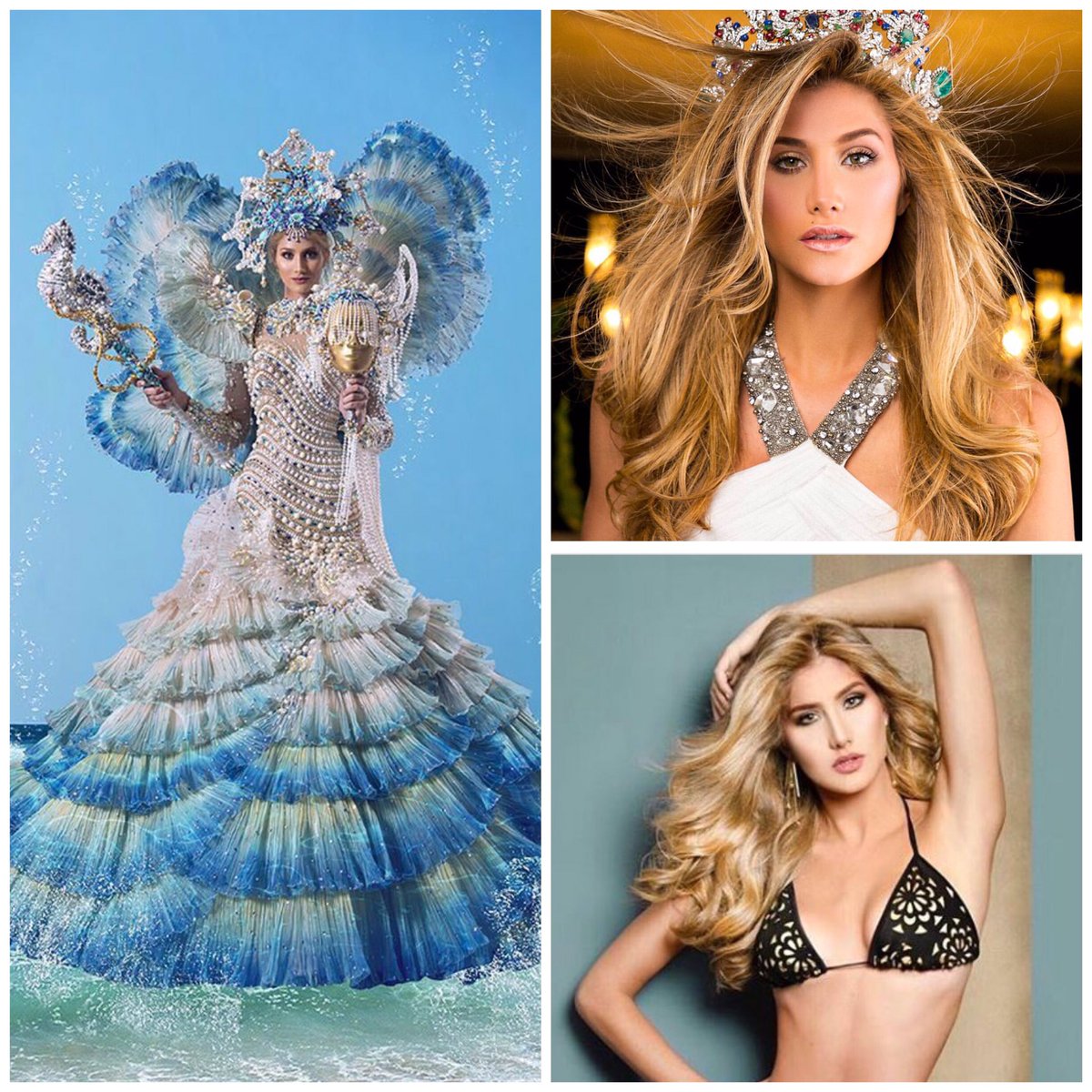 Topcaracas_'s tweet image. ¡Apoteósico! Así es el vestido que usará Mariam Habach en la competencia de traje típico #TopCCs