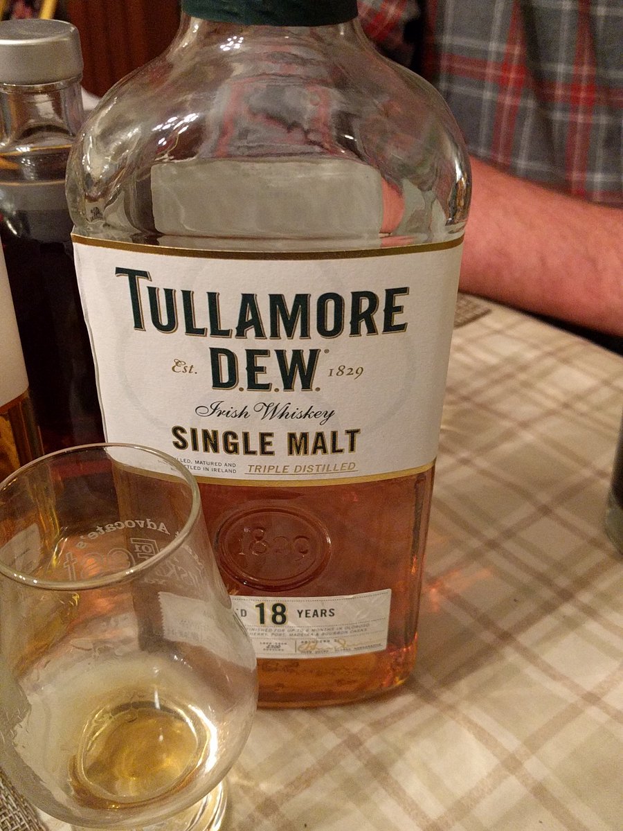 lewbryson's tweet photo. Every time I have some, I think of you @suzisgrapecrush &amp; excess at the bar. @TullamoreDEWUS https://t.co/UiITRUQ5lf