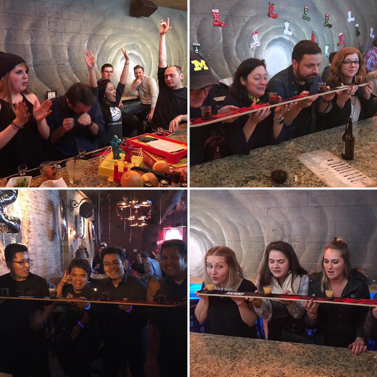 Come get shot-skiiiiiiid this weekend at The Rabbit Hole!  #therabbithole #shotski