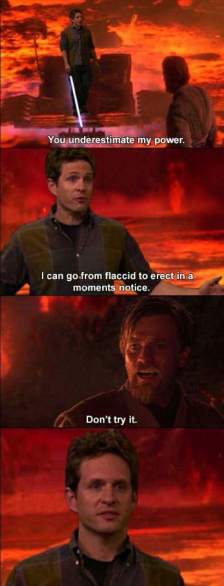 Okay, I'm confused, is Dennis Darth Vader or is it Mac?