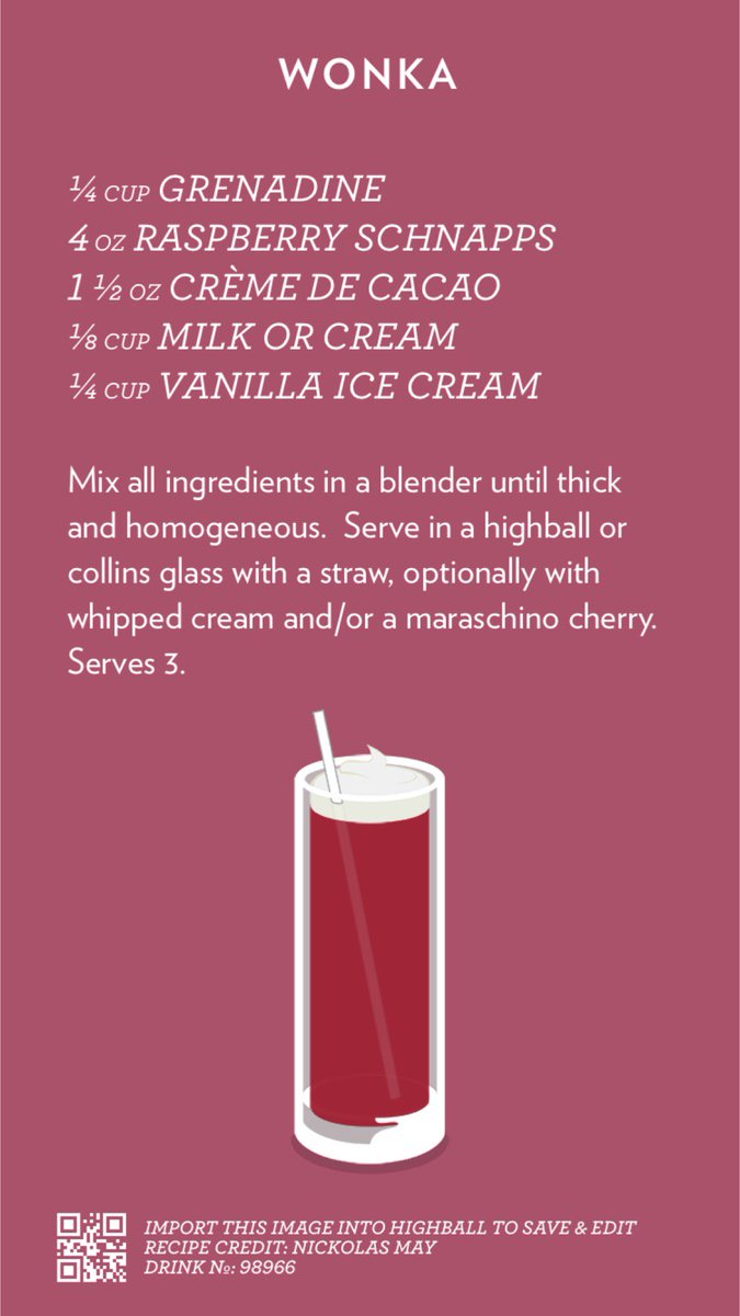 MayNickolas's tweet image. Wonka, created with Highball. itunes.apple.com/app/id973319934