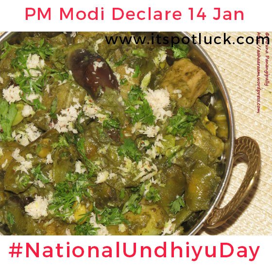 itsPotluck's tweet photo. Happy #NationalUndhiyuDay to our #gujarati friends enjoying #undhiyu RT  and Let's celebrate Indian food days #IndianFood #india #umbadiyu https://t.co/bbyIfiuF2i