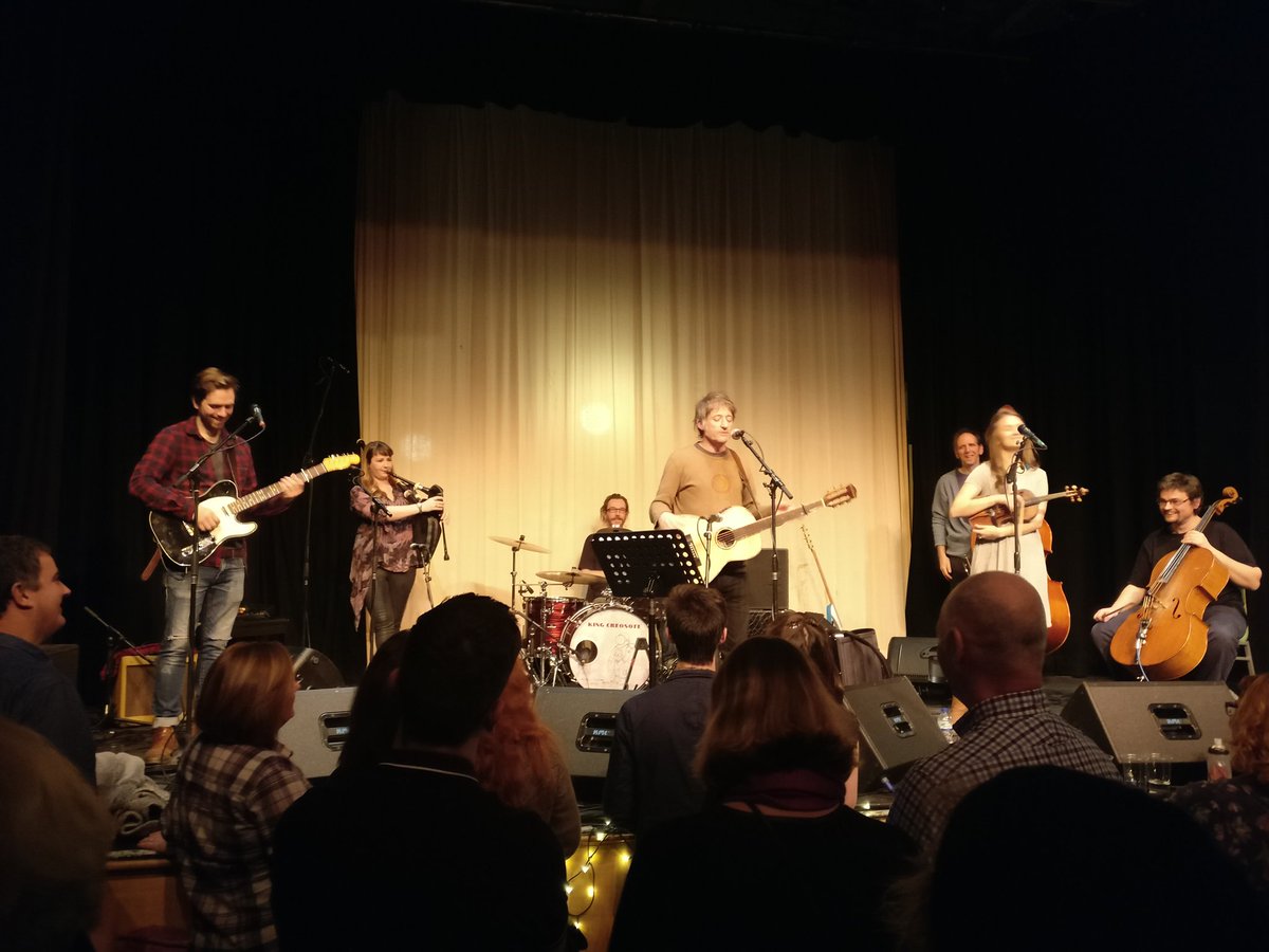 Great gig last night, a musical genius leading such a talented bunch! <a href="/kingcreosote/">king creosote</a> <a href="/Birnamarts/">Birnam Arts</a>