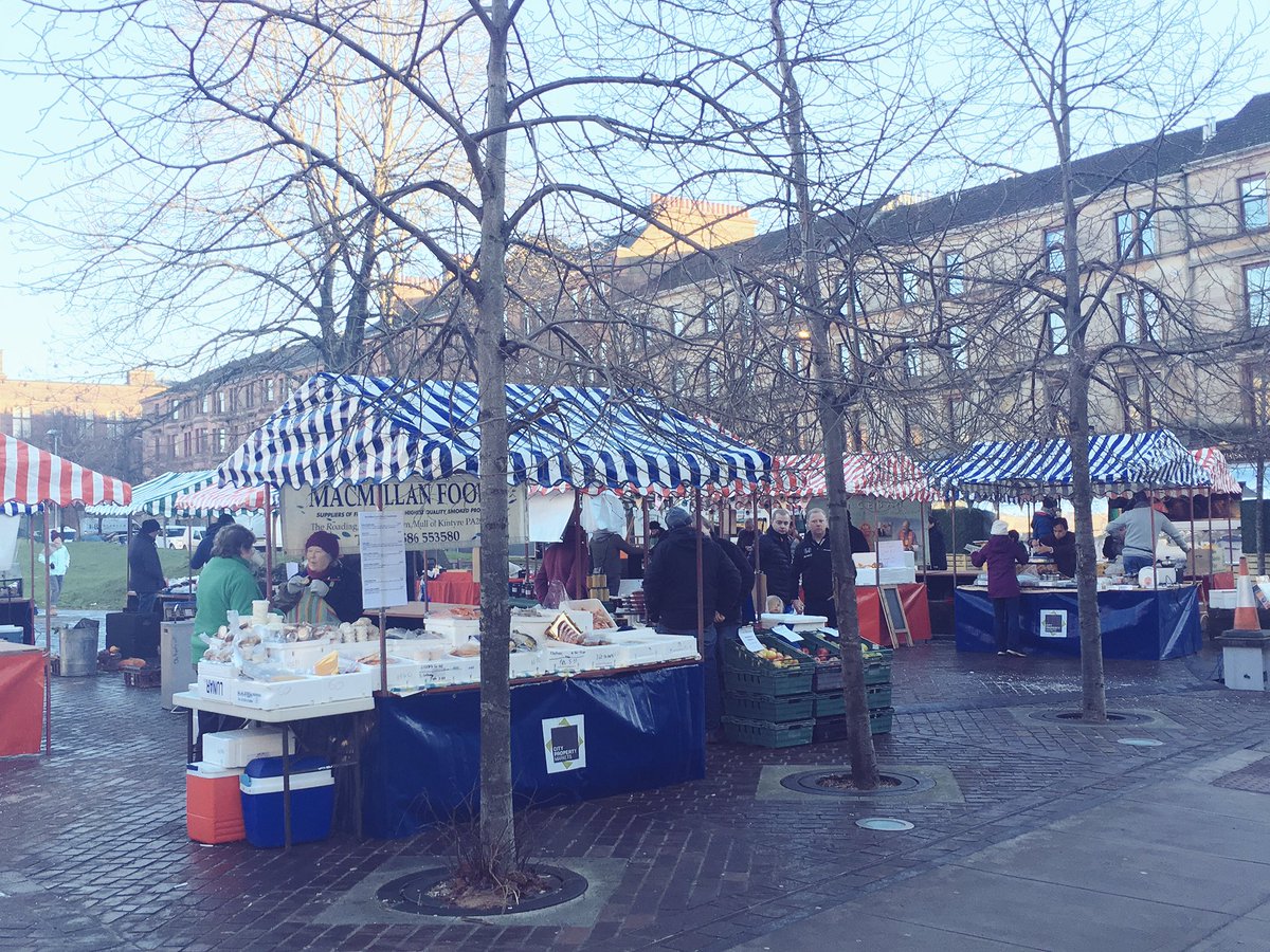 GlasgowWEToday's tweet photo. It's a great day for the farmers' market. #Partick #Scotland #Glasgow #MansfieldSquare @GradySNP https://t.co/M4dUTNHDc2