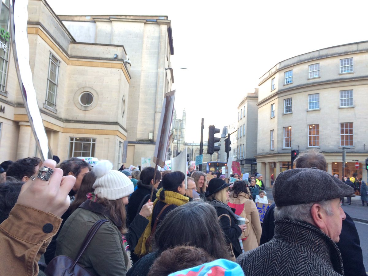 maggieharcourt's tweet photo. At the #SaveBathLibraries protest outside the Bath Central Library 📖📖📖 https://t.co/I8nK8dqvta
