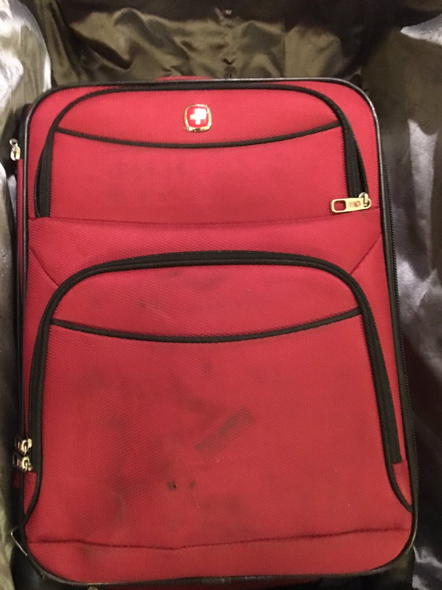 JPDESJ4RDINS's tweet photo. @delta happy with my vegas - beijing flight . Not happy with your ground crew making a burn hole in my suitcase with a cigarette. https://t.co/XEdorV3L7X