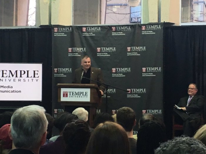 TUKleincollege's tweet photo. As the semester came to an end, we were happy to have @pilhofer join the SMC family! #SMCYearInReview https://t.co/9FpSNFLM7n