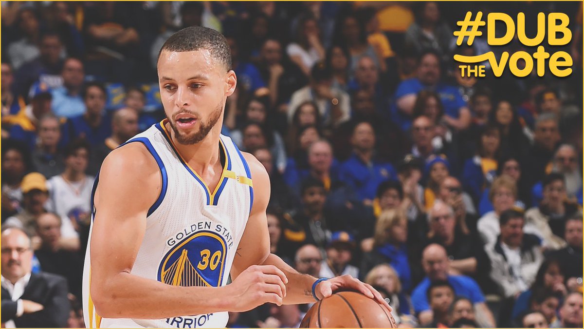 RT to #NBAVote for Stephen Curry ⭐️ #DubTheVote