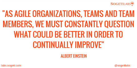 sogetilabs's tweet photo. This quote by Albert Einstein says us be #agile to help improve at on organizational level - #LabsQuotes #MorningMotivation https://t.co/pJChLV7KDC