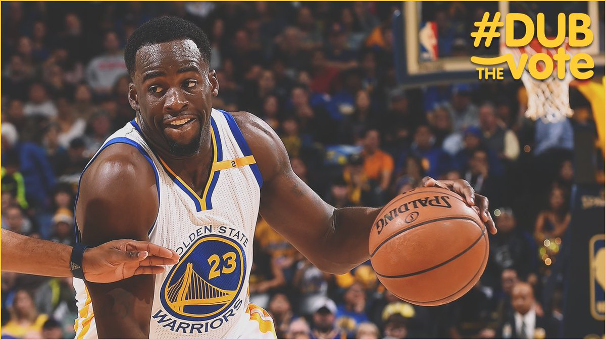 RT to #NBAVote for Draymond Green ⭐️ #DubTheVote