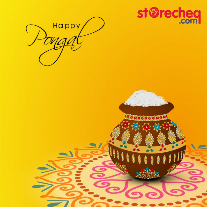 Storecheq's tweet photo. A very #HappyPongal to all our Fans at #Storecheq. May the festival bring you lots of good luck, wealth & abundance. https://t.co/834yFupV3V