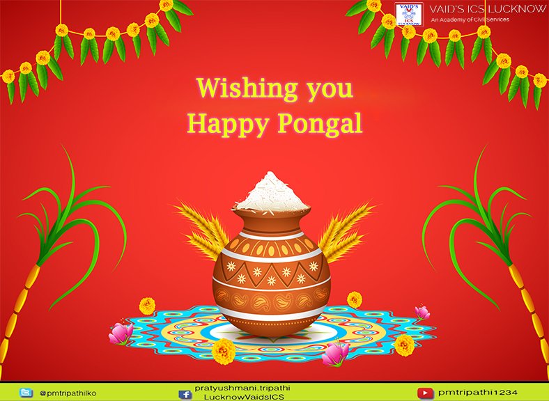 pmtripathilko's tweet photo. Heartfelt wishes on the great Festivals #Pongal #Makarsankranti https://t.co/tqzUr5LjHt