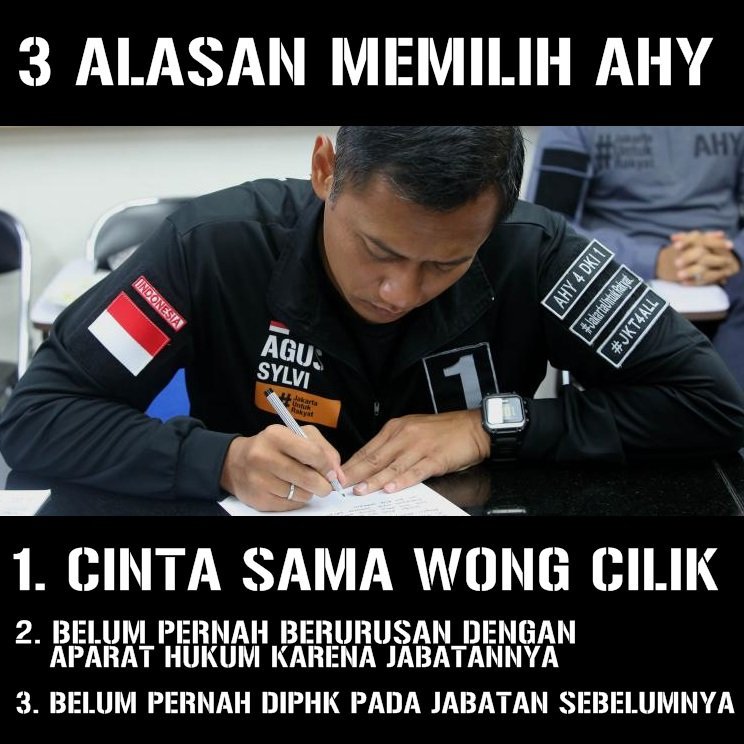 Andricute8's tweet photo. @RelAgusSylvi @isari68 @agussylviDKI #jakartauntukrakyat #30harilagipilihAHY https://t.co/IcY0p3hcW8