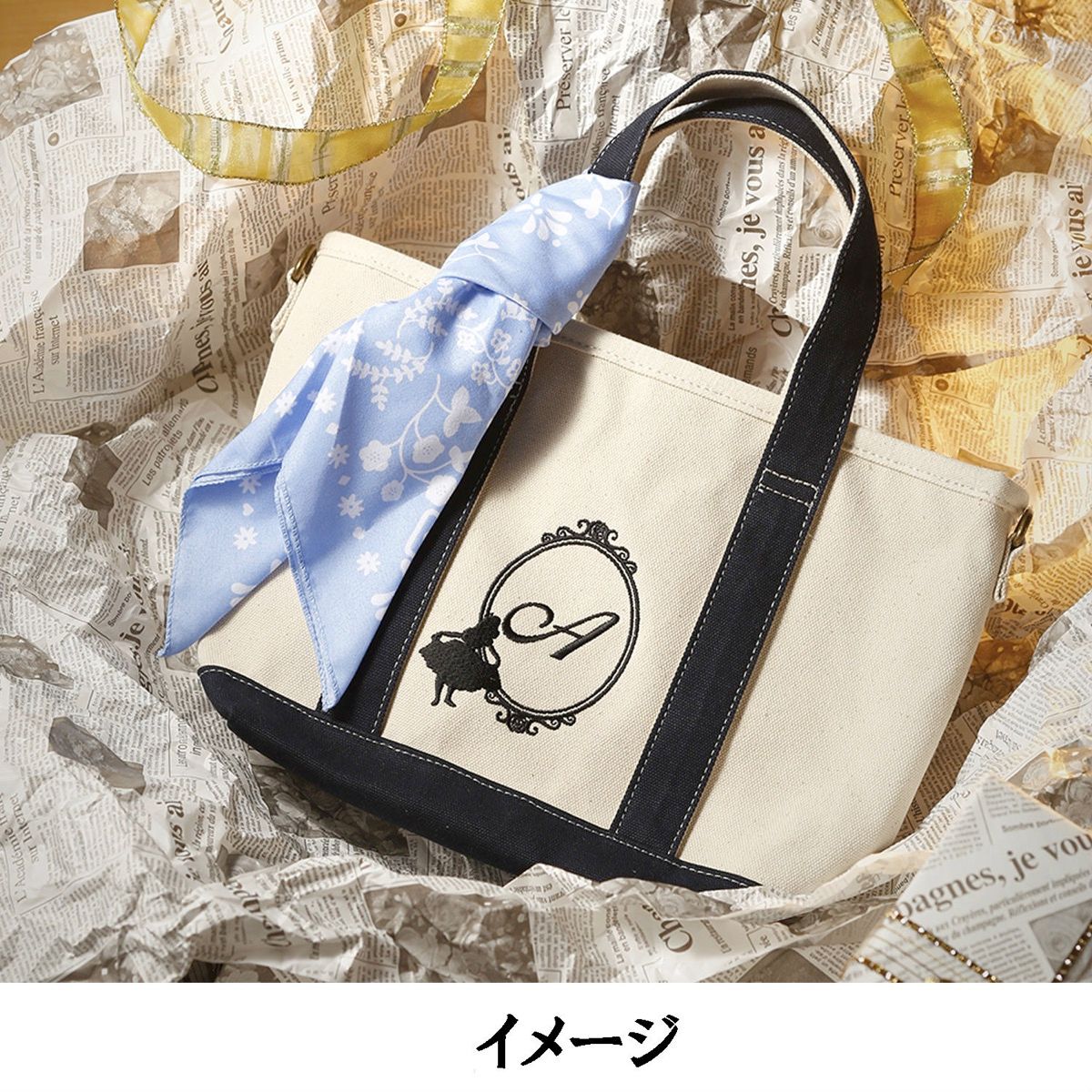 Dtimesdream Mistura ディズニーデザイン 2wayイニシャルキャンバストートバッグ 手提げバッグ を紹介 ミッキー ミニーのキュートなデザインと サックスブルーのスカーフが可愛いアリスデザインの２種類のラインナップです 詳細 T Co