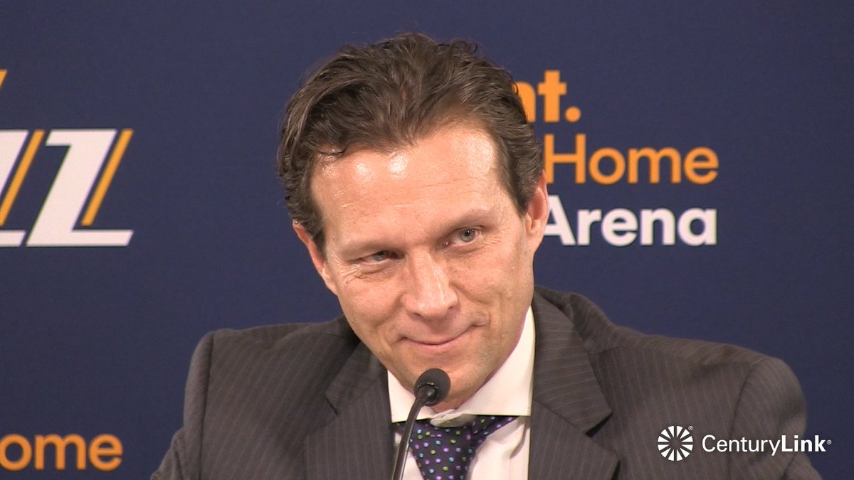 Coach Quin Snyder Postgame Interview  Watch: on.nba.com/2iv5H9P  #DETatUTA #takenote https://t.co/l7zVtQVyw9