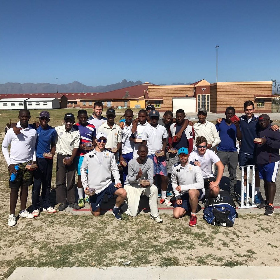 GK_CA's tweet photo. Our HPA boys out in #Khayelitsha sharing their #passion and #knowledge with @GK_Foundation players #education #sportforchange #capetown https://t.co/yvSfMb74ut