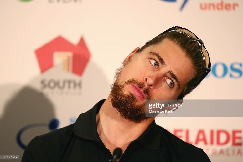 Not every day you get to hang with a World Road Race Champion! #Petersagan in #Adelaide before competing in #tdu shot for #gettyimages
