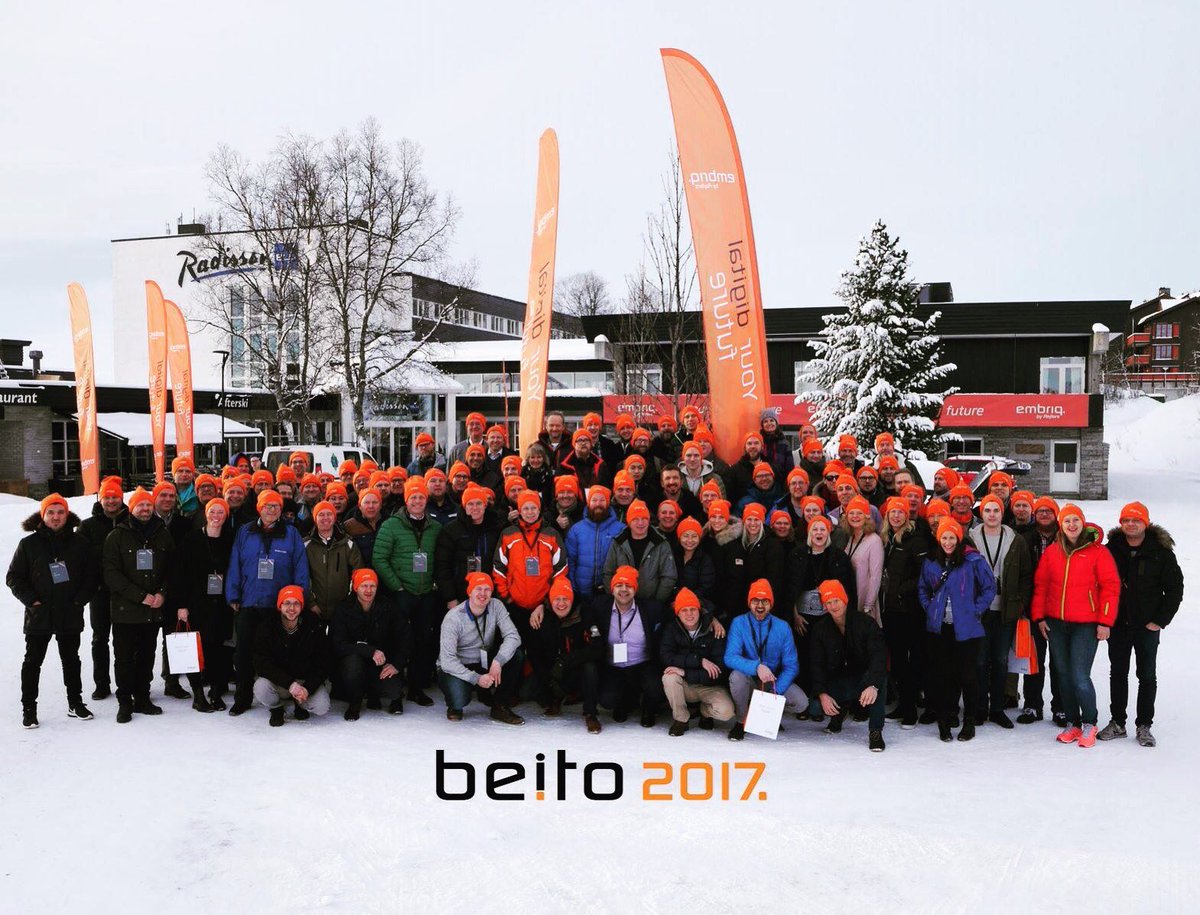 Embriq's tweet photo. Denne helgen er #Rejlers #Embriq på #Beitostølen : kickoff for vår Nordiske satsing i 2017, med 160 ansatte på 6 lokasjoner! #Beito2017 https://t.co/nAFCuNE3ys