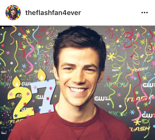 Happy 27th Birthday Thomas Grant Gustin.   (                                        ) 