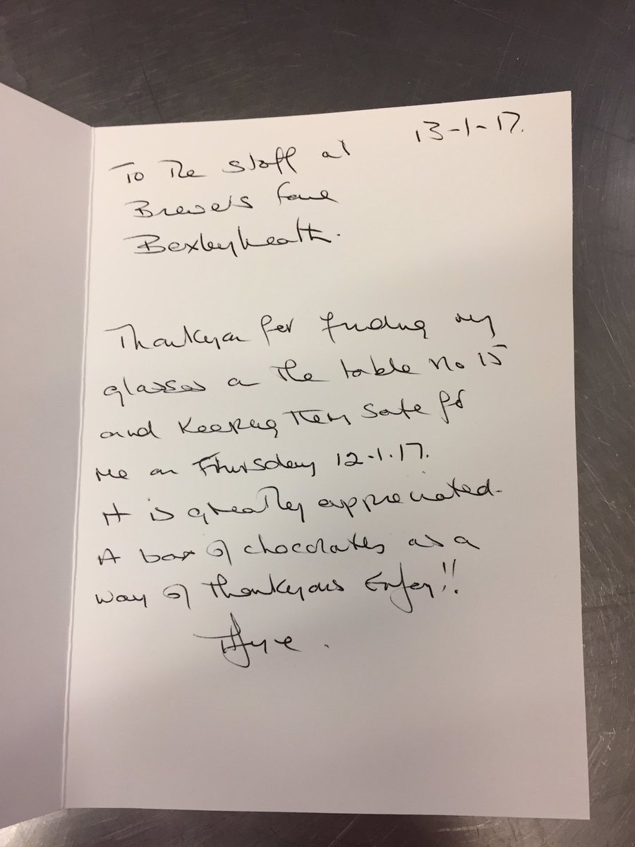 A kind thank you from one of our grateful guests! #OneWinningTeam #Bexleyheath <a href="/ianvance83/">ian vance</a> <a href="/WeAreSUGM/">WeAreSUGM</a> 👓👍🏻⭐️