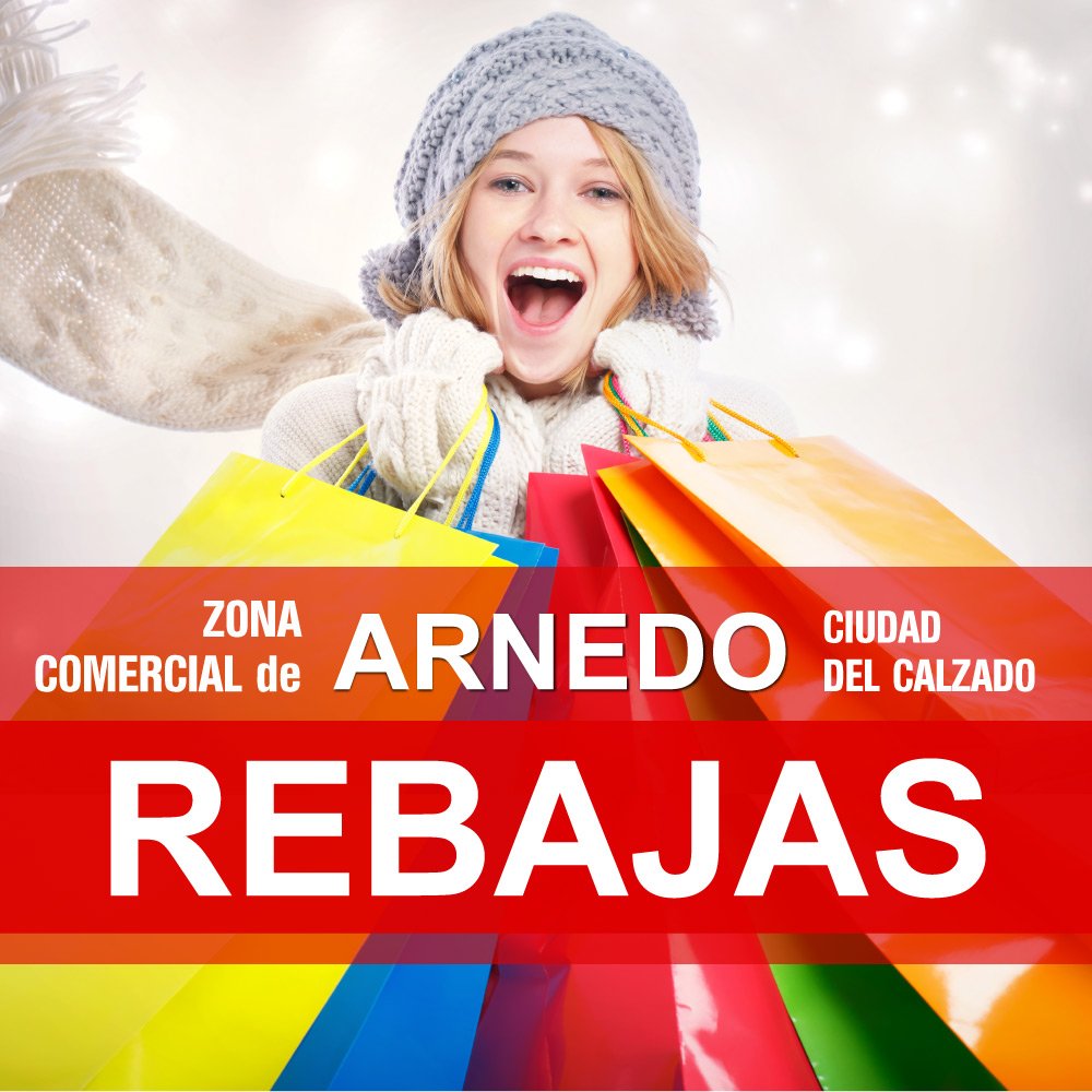 ArnedoCalzado's tweet photo. Aprovecha las rebajas de Arnedo, Ciudad del Calzado. ¡Descuentos del 30%, 40%, 50% y más. Con la oferta más variada que te puedas imaginar! https://t.co/9SVnSCrH2g