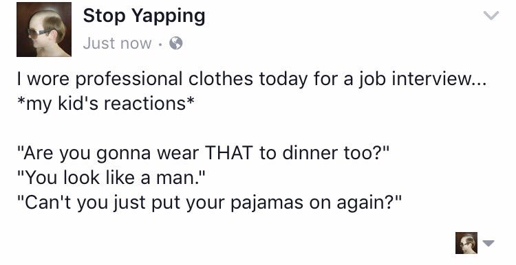 Stopyappingatme's tweet photo. I'm a troll.
#kidsaretheworst #jobinterview #stopyapping #troll https://t.co/Rj2uJuOSeR