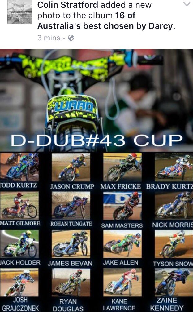 Great line up for the D-DUB#43 CUP <a href="/D_Dublu_racing/">Darcy Ward  #4⃣3⃣</a> 👊🏻